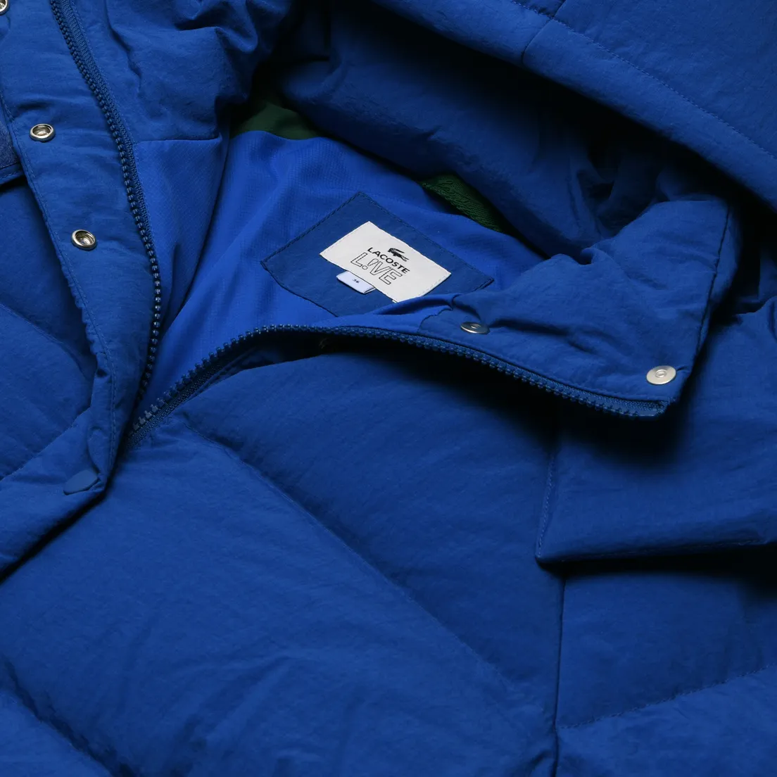 Lacoste Женский пуховик Live Detachable Hood Short Quilted Rain