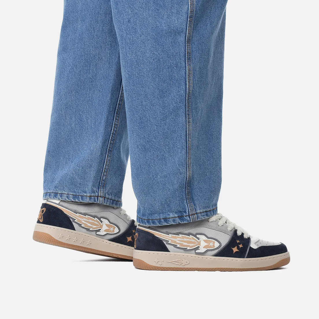 Enterprise Japan Мужские кроссовки EJ Egg Rocket Low Suede/Leather