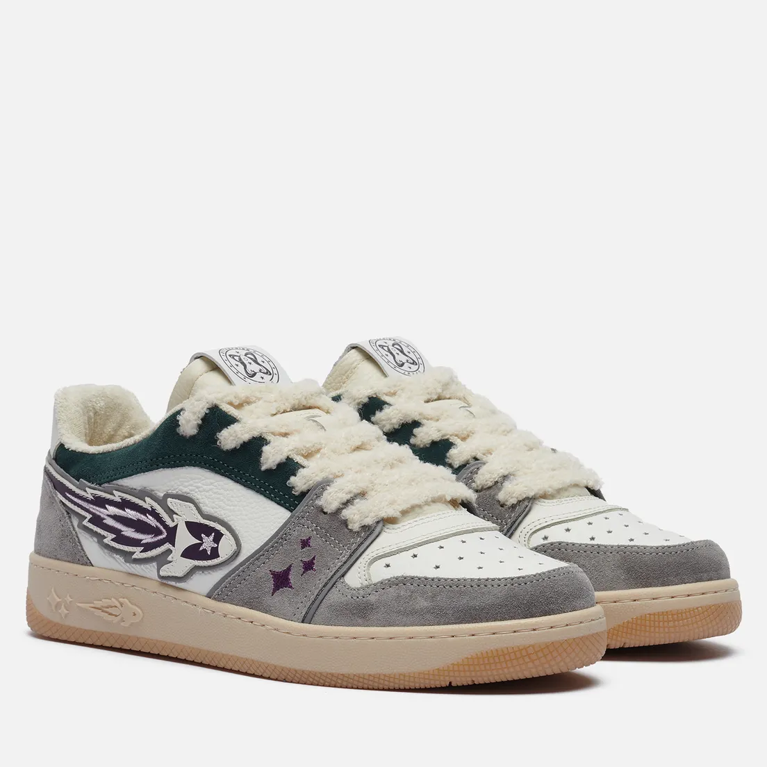 Enterprise Japan Мужские кроссовки EJ Egg Rocket Low Suede/Leather