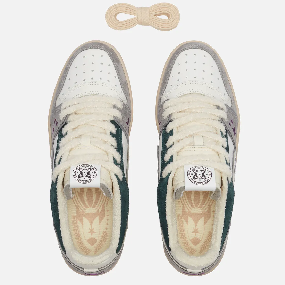 Enterprise Japan Мужские кроссовки EJ Egg Rocket Low Suede/Leather