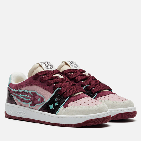 Женские кроссовки Enterprise Japan EJ Egg Rocket Low Tumbled Leather/Leather, цвет розовый, размер 39 EU