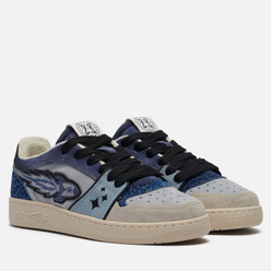 Enterprise Japan Женские кроссовки EJ Egg Rocket Low Suede/Printed Leather