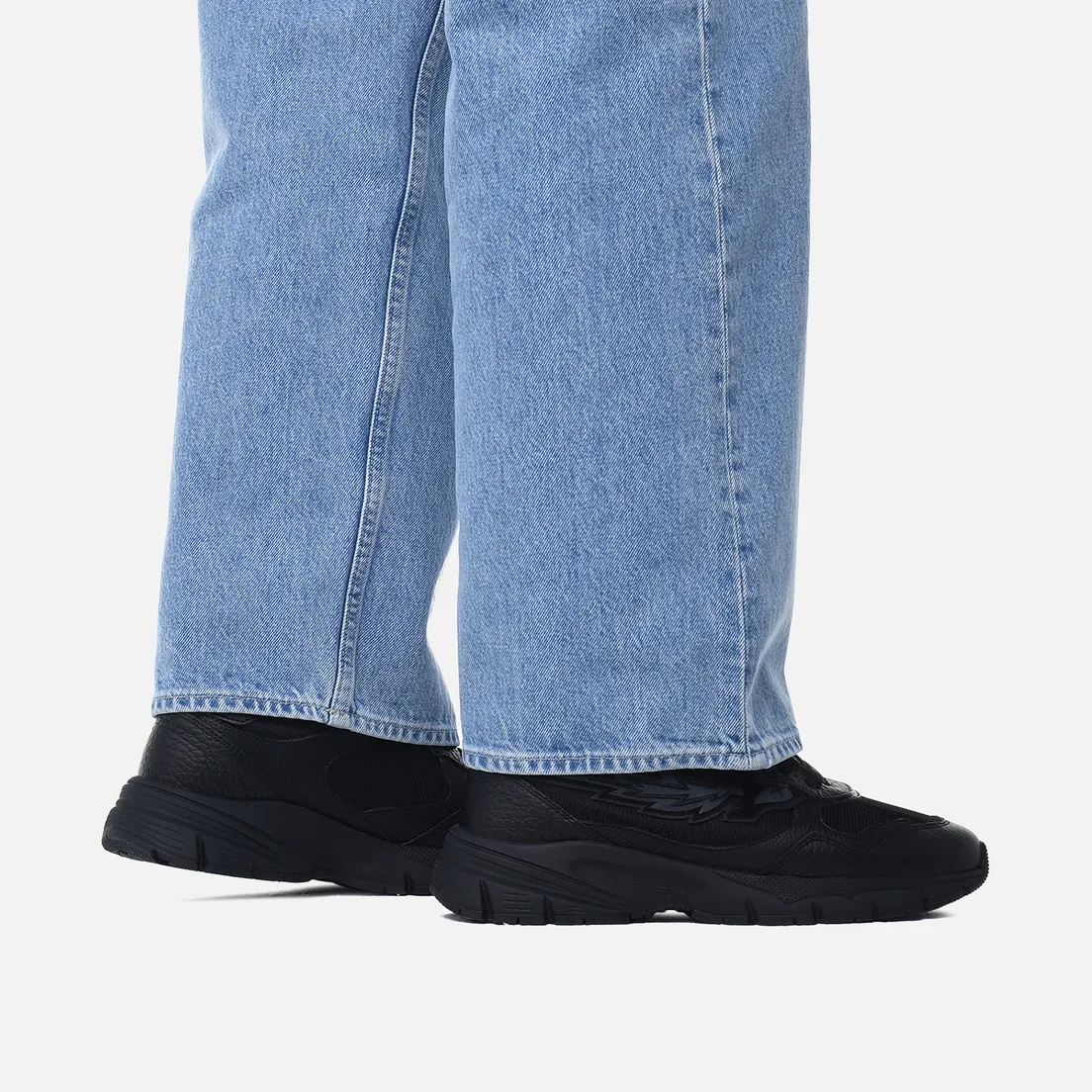 Enterprise Japan Мужские кроссовки EJ Running Low Tumbled Leather/Nylon