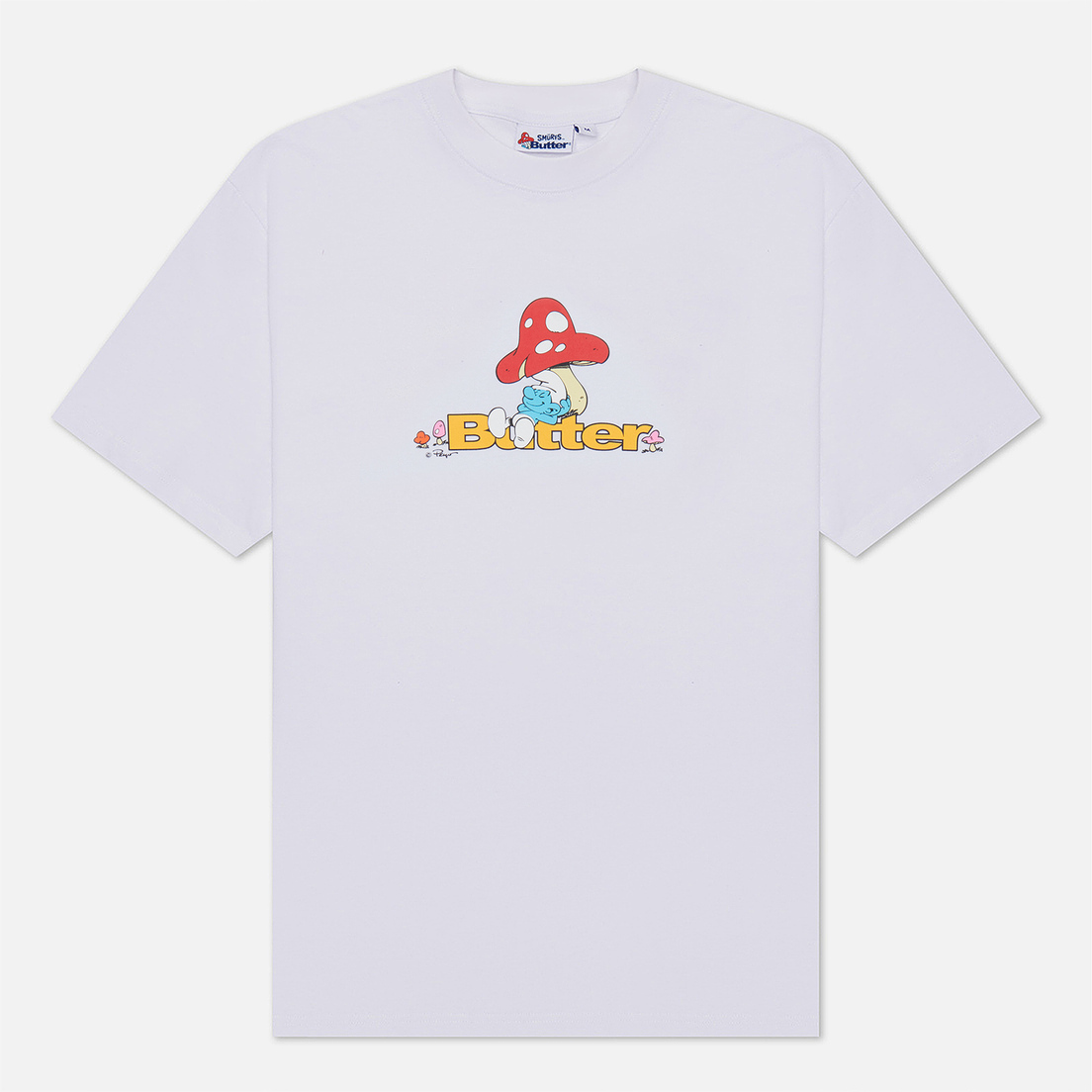 Butter Goods Мужская футболка x The Smurfs Lazy Logo