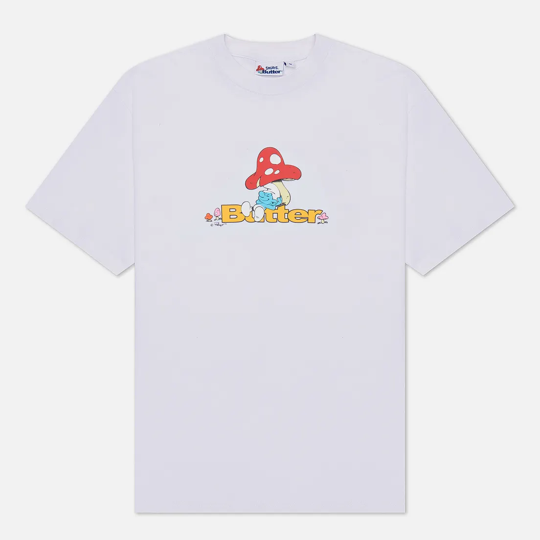 Butter Goods Мужская футболка x The Smurfs Lazy Logo