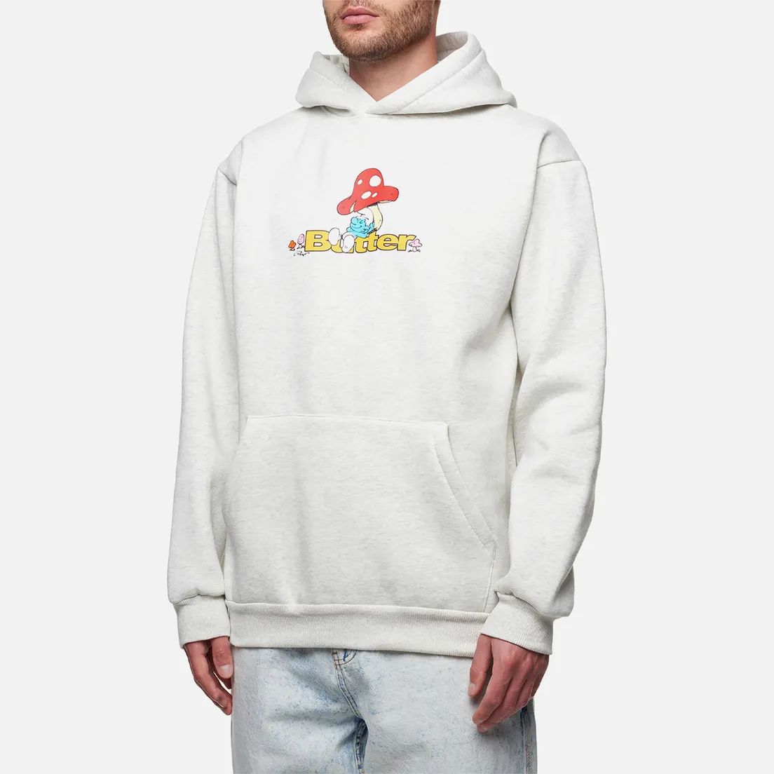 Butter Goods Мужская толстовка x The Smurfs Lazy Logo Hoodie
