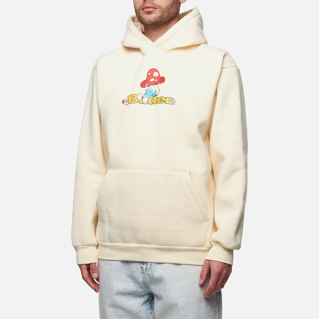 Butter Goods Мужская толстовка x The Smurfs Lazy Logo Hoodie