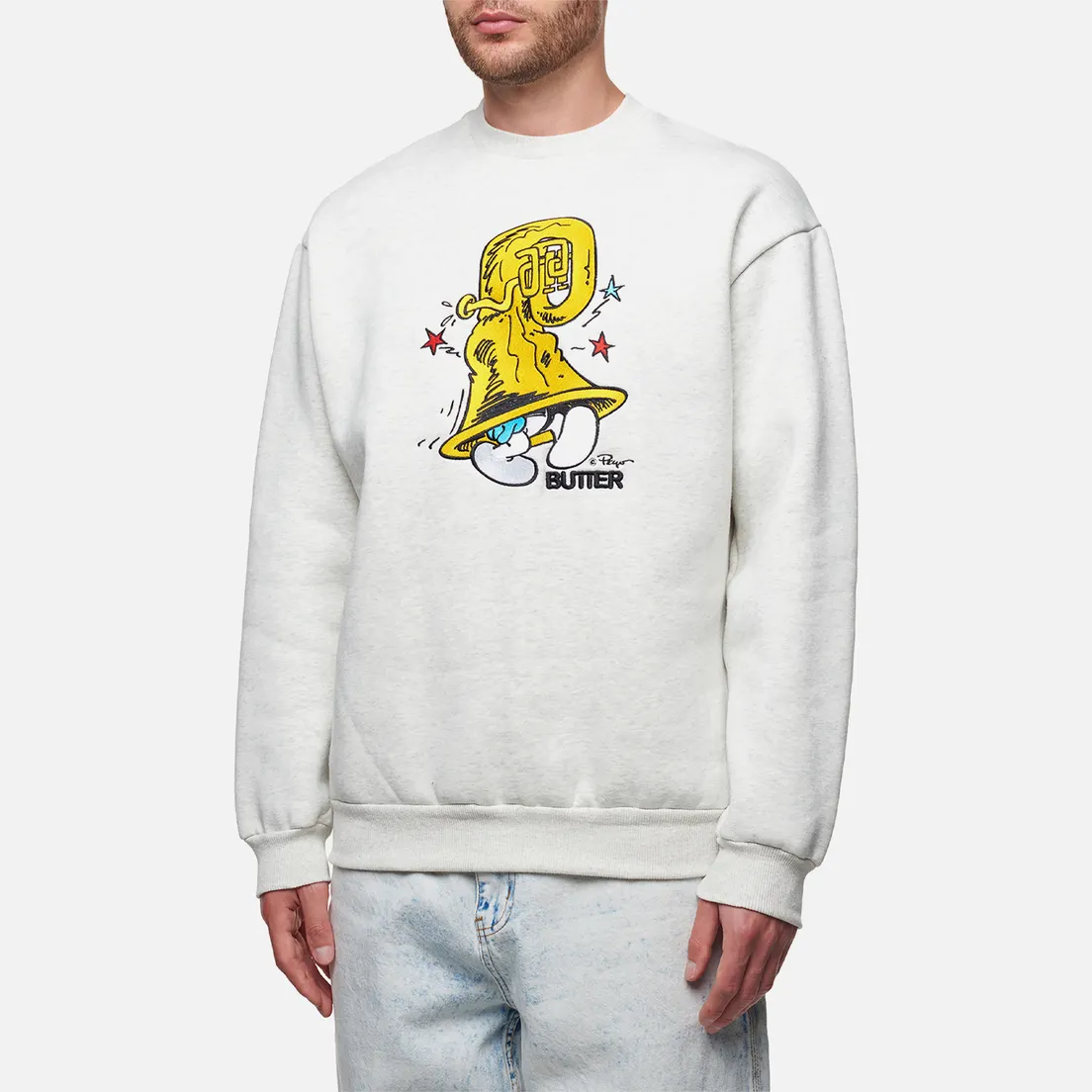 Butter Goods Мужская толстовка x The Smurfs Harmony Crew Neck