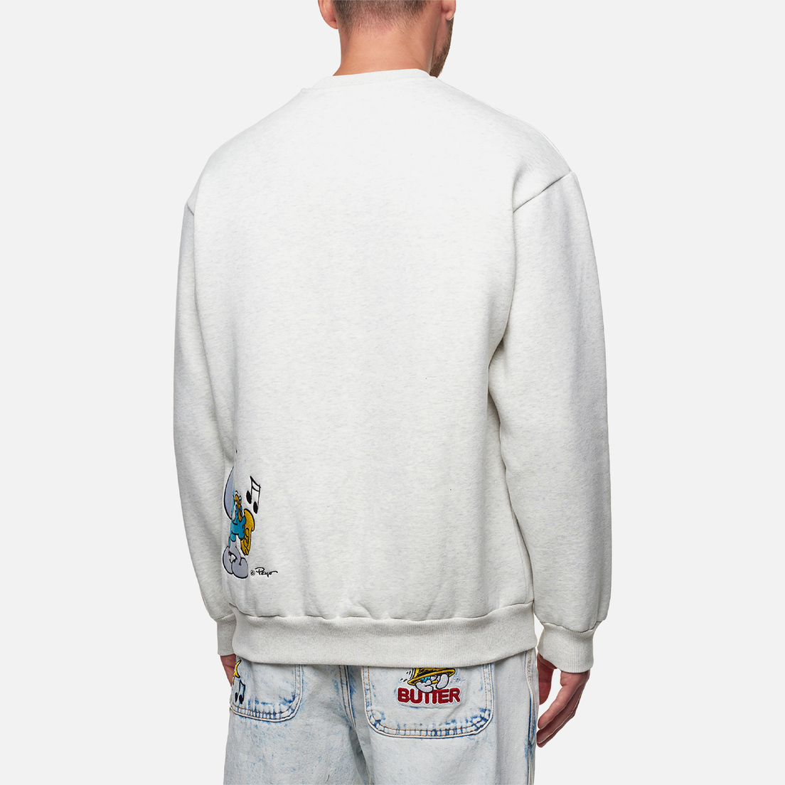 Butter Goods Мужская толстовка x The Smurfs Harmony Crew Neck