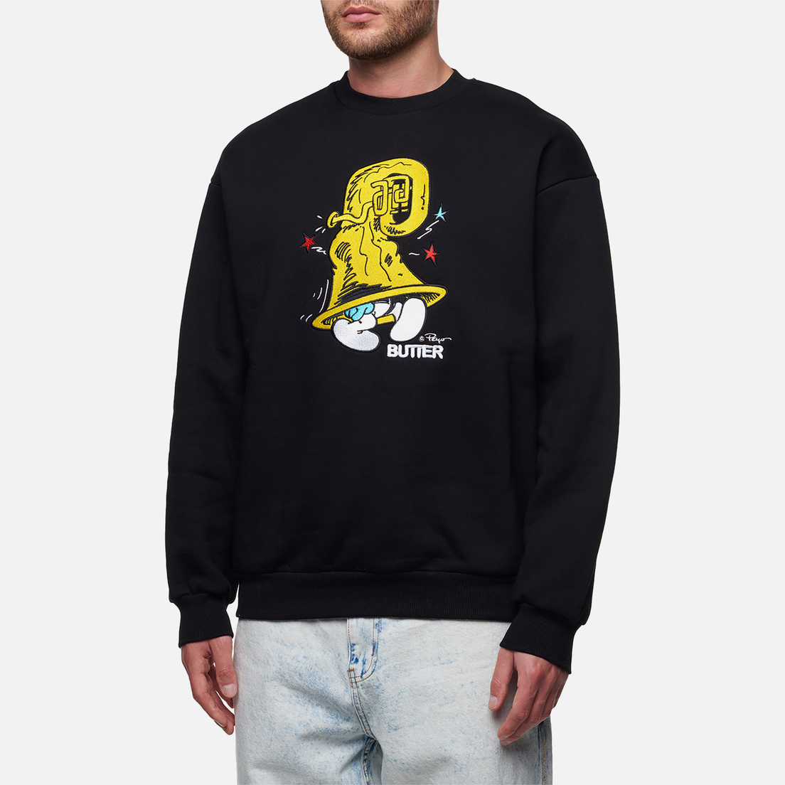 Butter Goods Мужская толстовка x The Smurfs Harmony Crew Neck