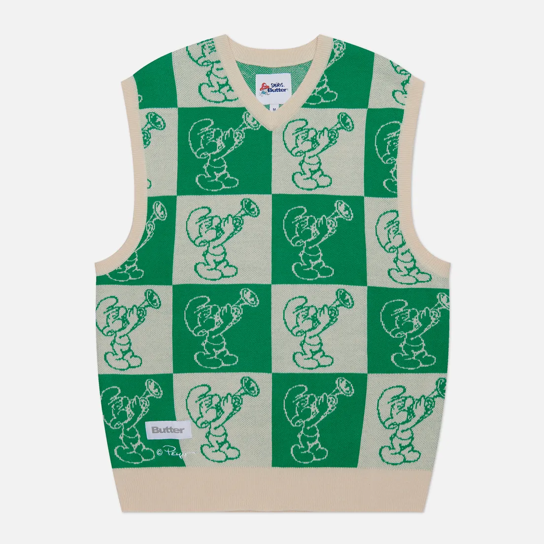 Butter Goods Мужской жилет x The Smurfs Harmony Knit