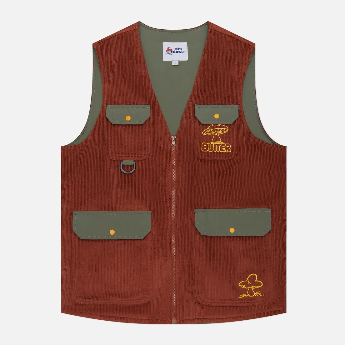 Butter Goods Мужской жилет x The Smurfs Forage Corduroy
