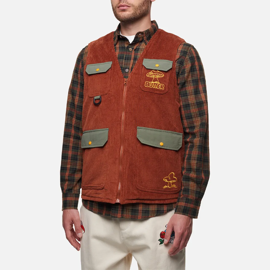 Butter Goods Мужской жилет x The Smurfs Forage Corduroy