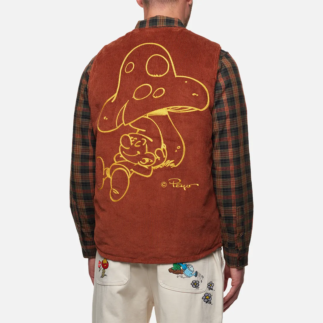 Butter Goods Мужской жилет x The Smurfs Forage Corduroy