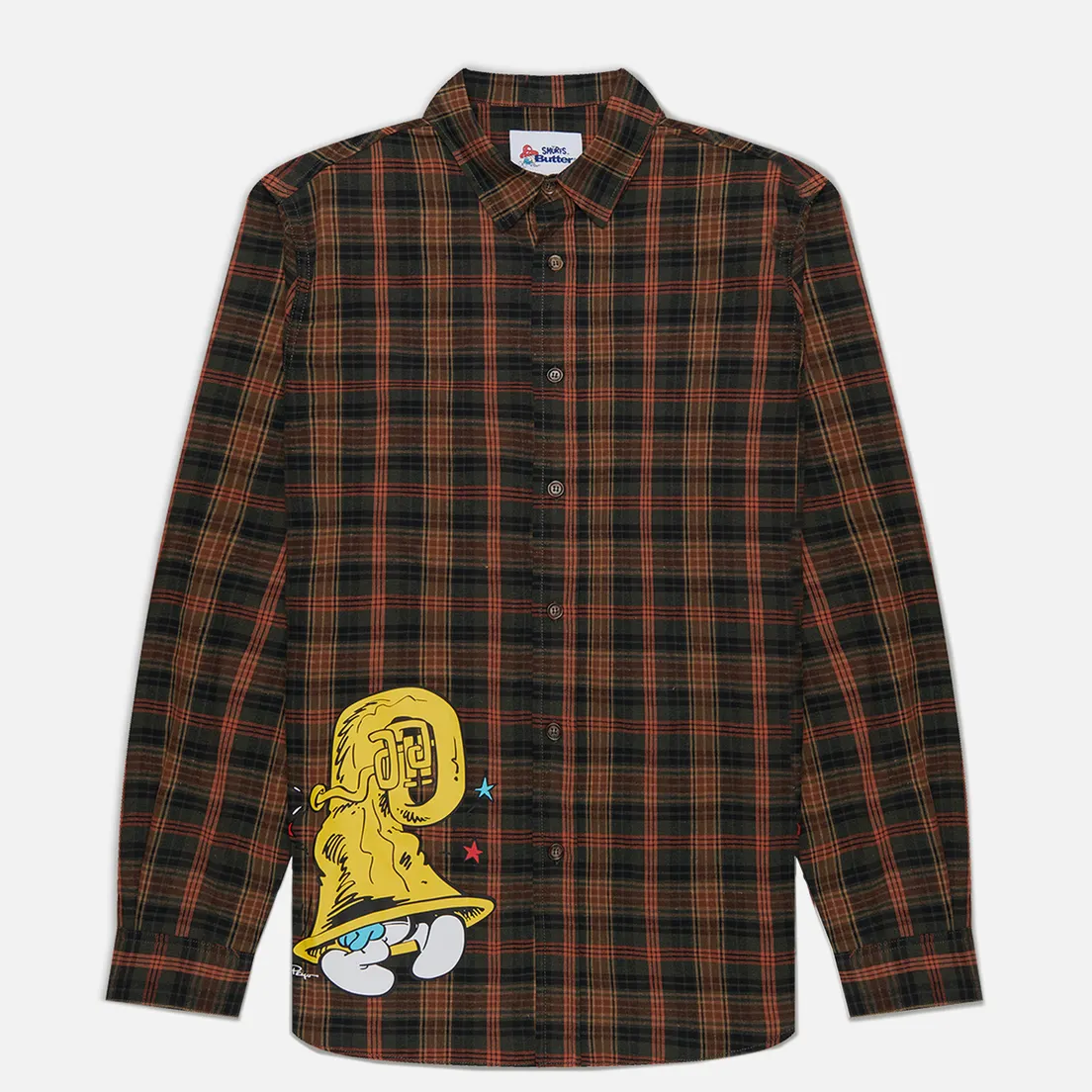 Butter Goods Мужская рубашка x The Smurfs Harmony Plaid