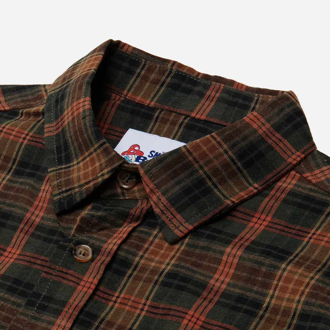 Butter Goods Мужская рубашка x The Smurfs Harmony Plaid