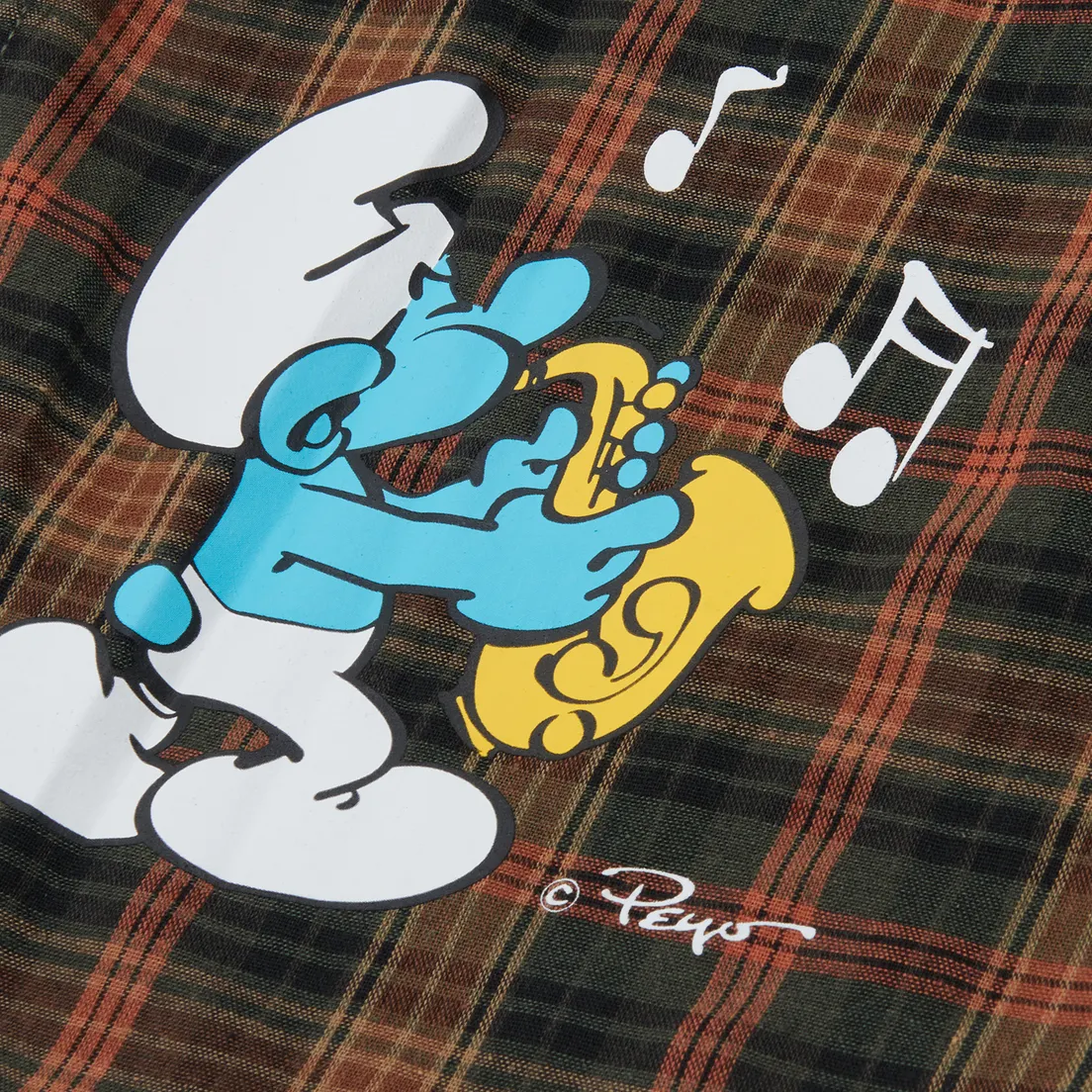 Butter Goods Мужская рубашка x The Smurfs Harmony Plaid