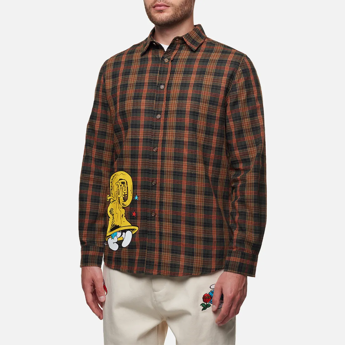 Butter Goods Мужская рубашка x The Smurfs Harmony Plaid
