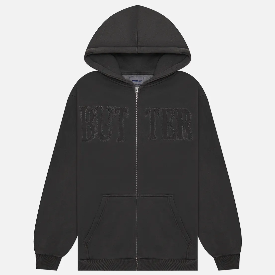 Butter Goods Мужская толстовка Fabric Applique Zip Hoodie