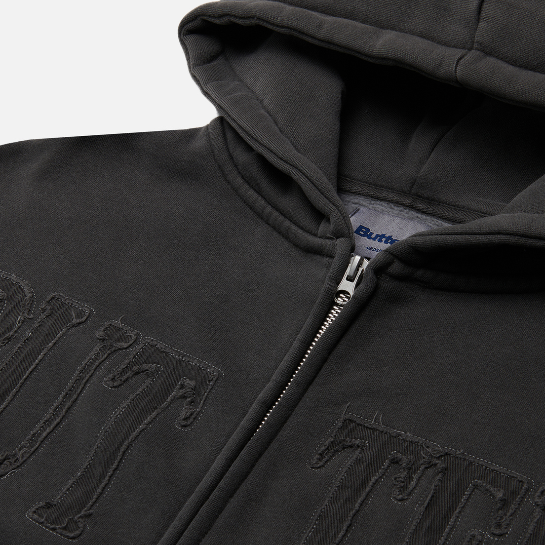 Butter Goods Мужская толстовка Fabric Applique Zip Hoodie