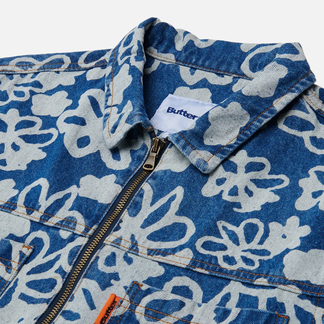 Butter Goods Мужская джинсовая куртка Flowers Denim