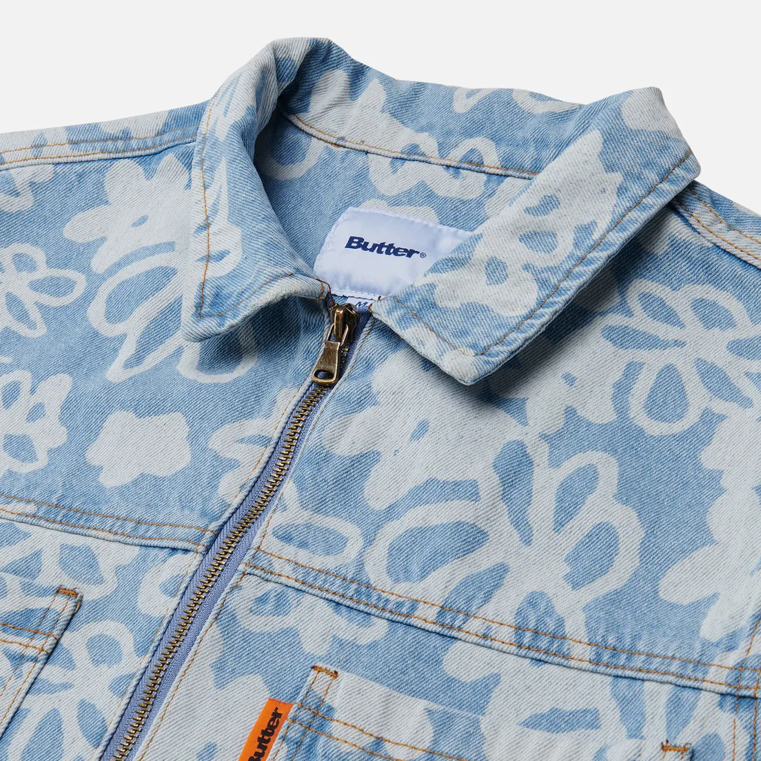 Butter Goods Мужская джинсовая куртка Flowers Denim