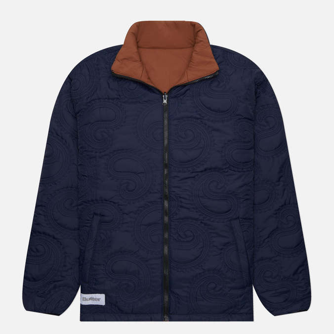 Butter Goods Paisley Reversible Puffer butter goods reversible hairy plaid