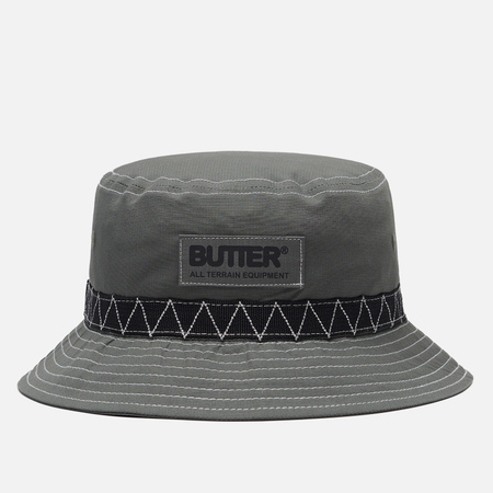 фото Панама butter goods terrain contrast stitch, цвет оливковый