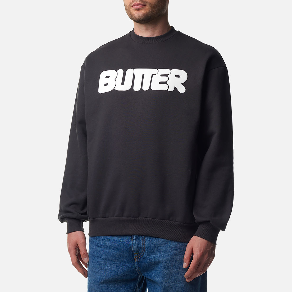 Butter Goods Мужская толстовка Rounded Logo Crew Neck