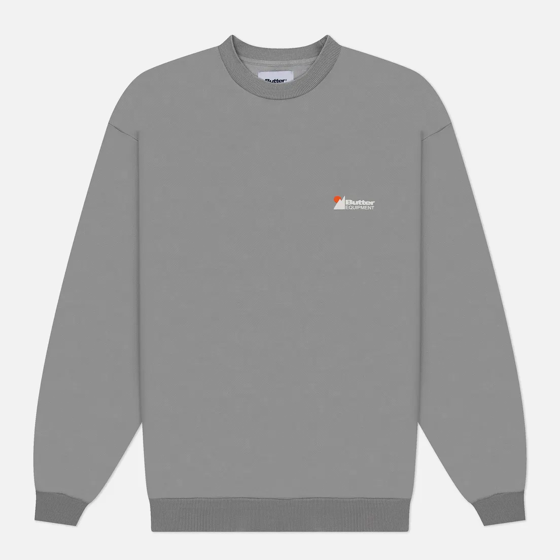 Butter Goods Мужская толстовка Distressed Pigment Dye Crew Neck