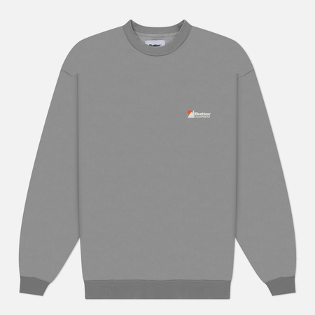 Мужская толстовка Butter Goods Distressed Pigment Dye Crew Neck, цвет серый, размер S