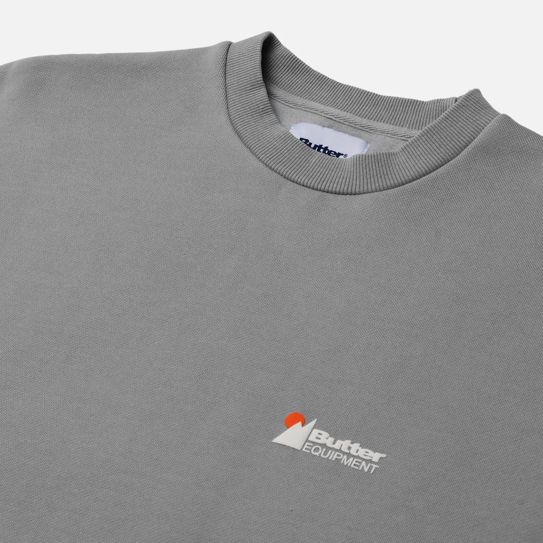 Butter Goods Мужская толстовка Distressed Pigment Dye Crew Neck