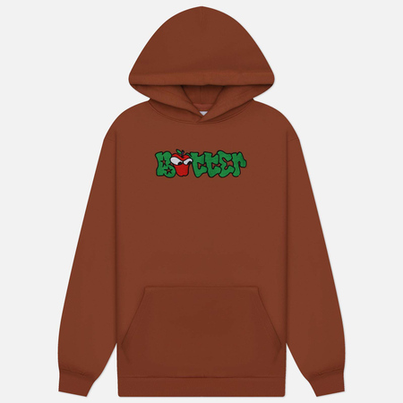 Мужская толстовка Butter Goods Big Apple Hoodie, цвет коричневый, размер L