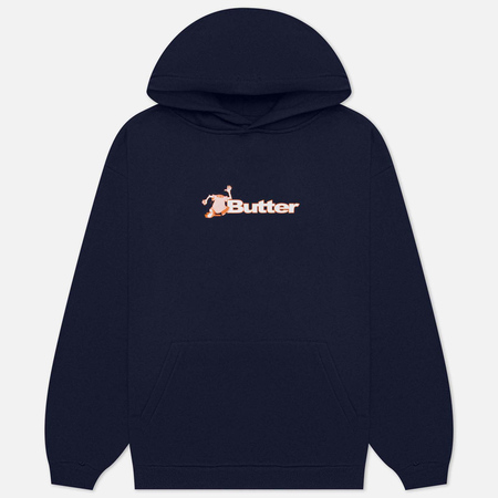   Brandshop Мужская толстовка Butter Goods T-Shirt Logo Hoodie, цвет синий, размер L