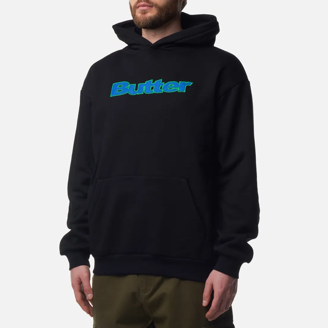 Butter Goods Мужская толстовка Felt Logo Applique Hoodie