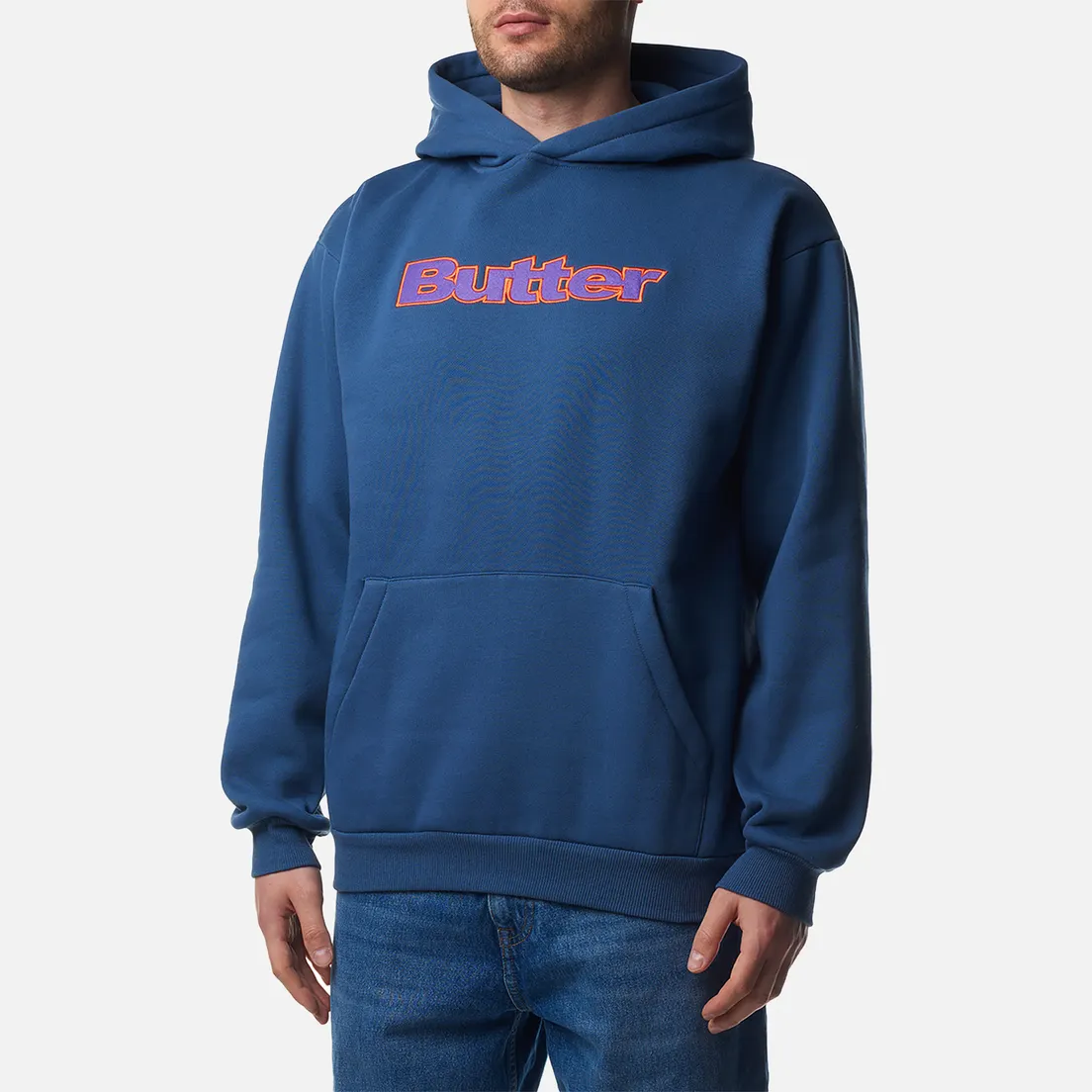 Butter Goods Мужская толстовка Felt Logo Applique Hoodie