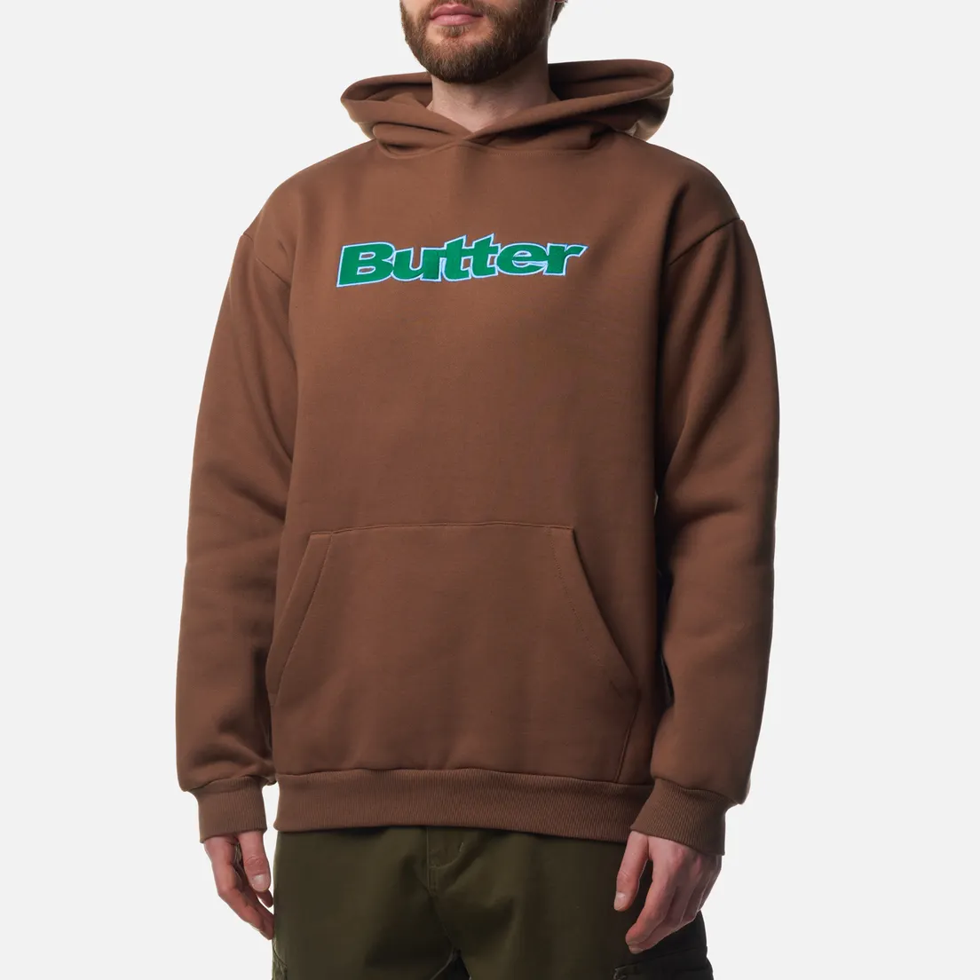 Butter Goods Мужская толстовка Felt Logo Applique Hoodie