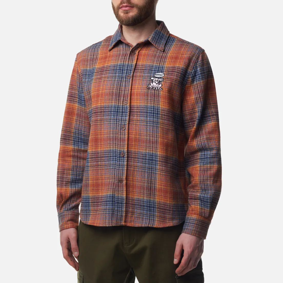 Butter Goods Мужская рубашка Rodent Flannel
