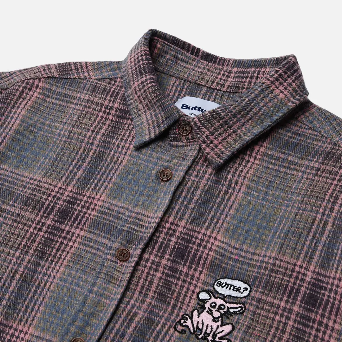 Butter Goods Мужская рубашка Rodent Flannel