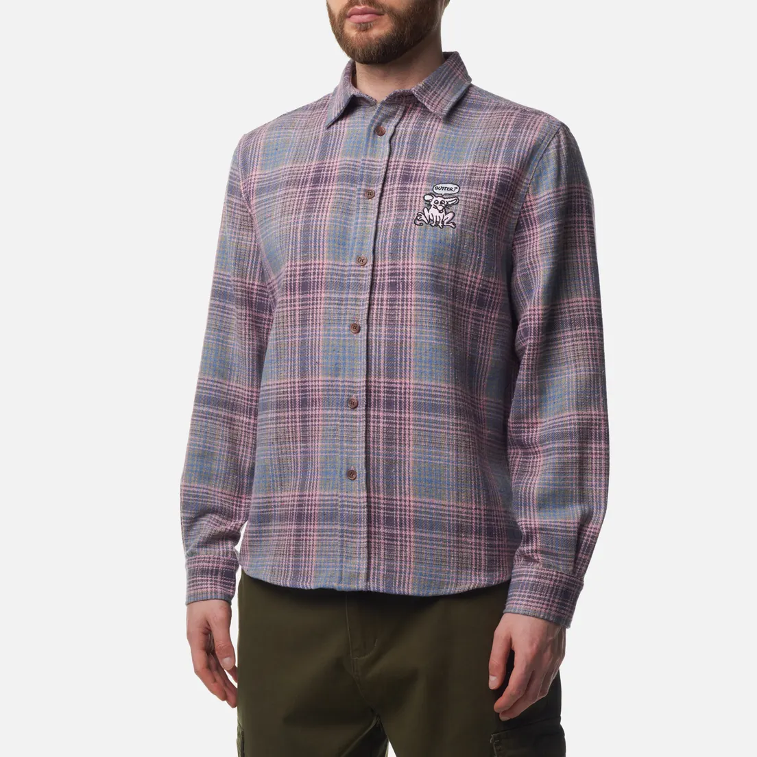 Butter Goods Мужская рубашка Rodent Flannel