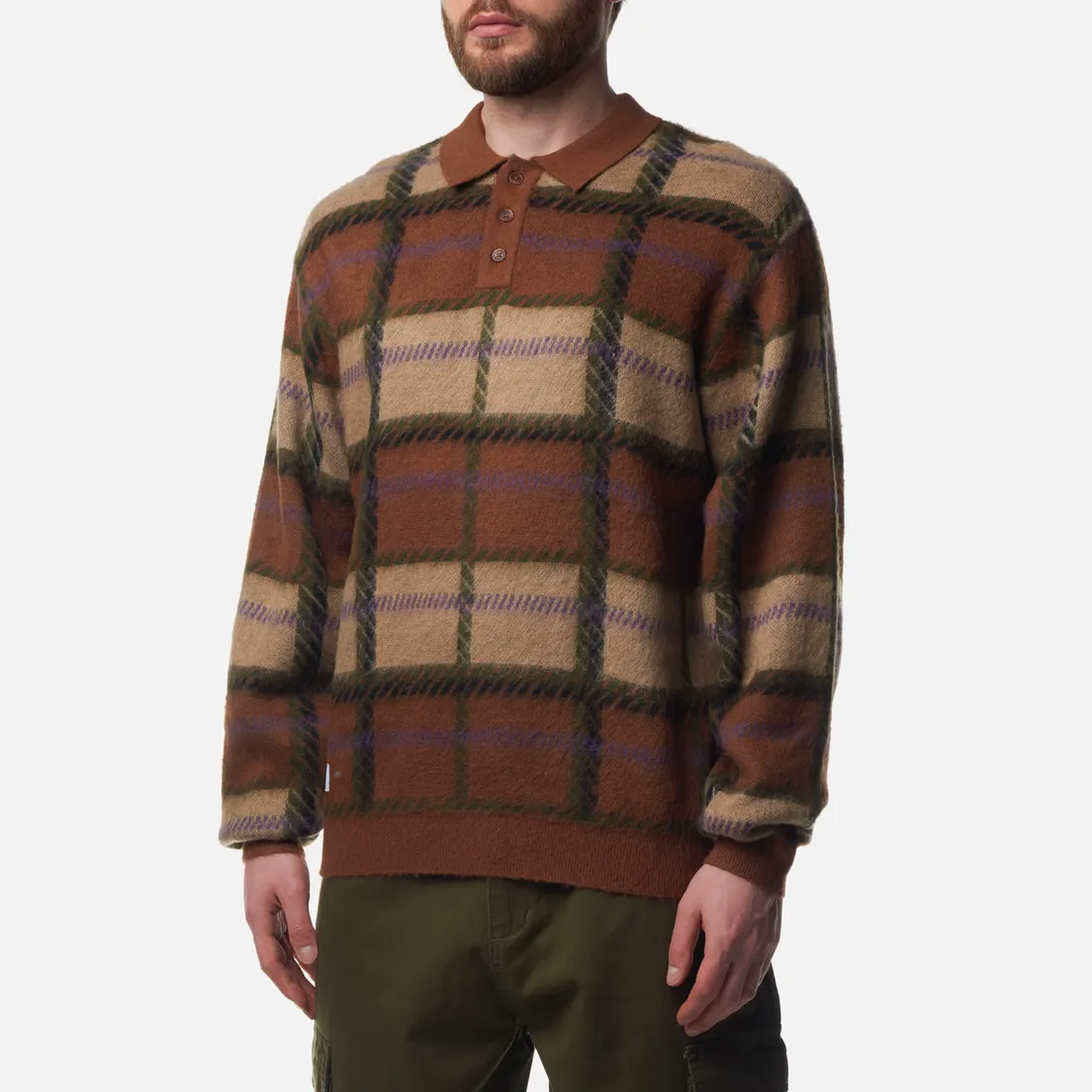 Butter Goods Мужской свитер Ivy Button Up Knit