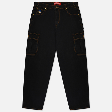  Мужские джинсы Butter Goods Santosuosso Cargo Denim, цвет чёрный, размер 28