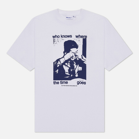 Мужская футболка Butter Goods Who Knows, цвет белый, размер XXL