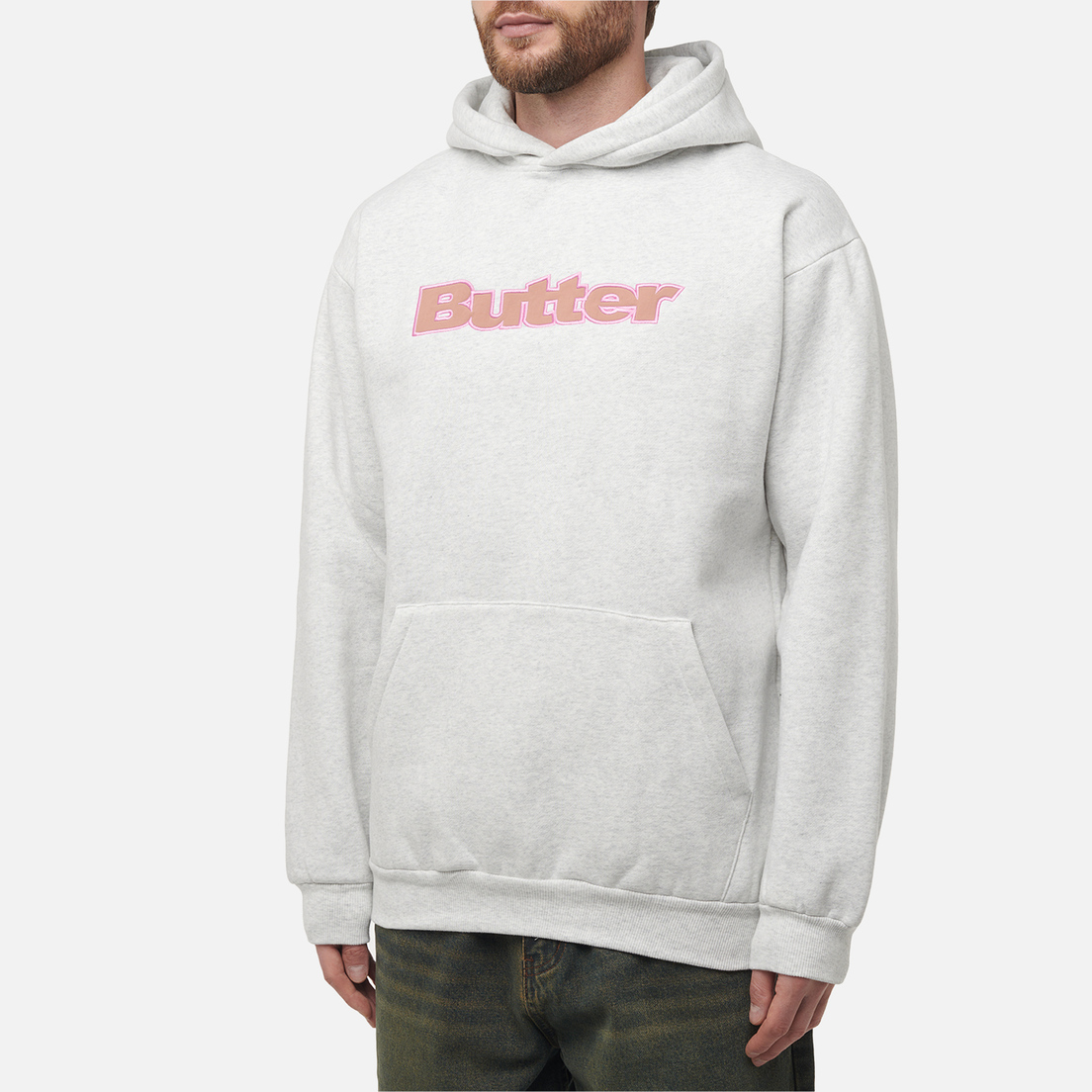 Butter Goods Мужская толстовка Nylon Logo Applique Pullover Hoodie