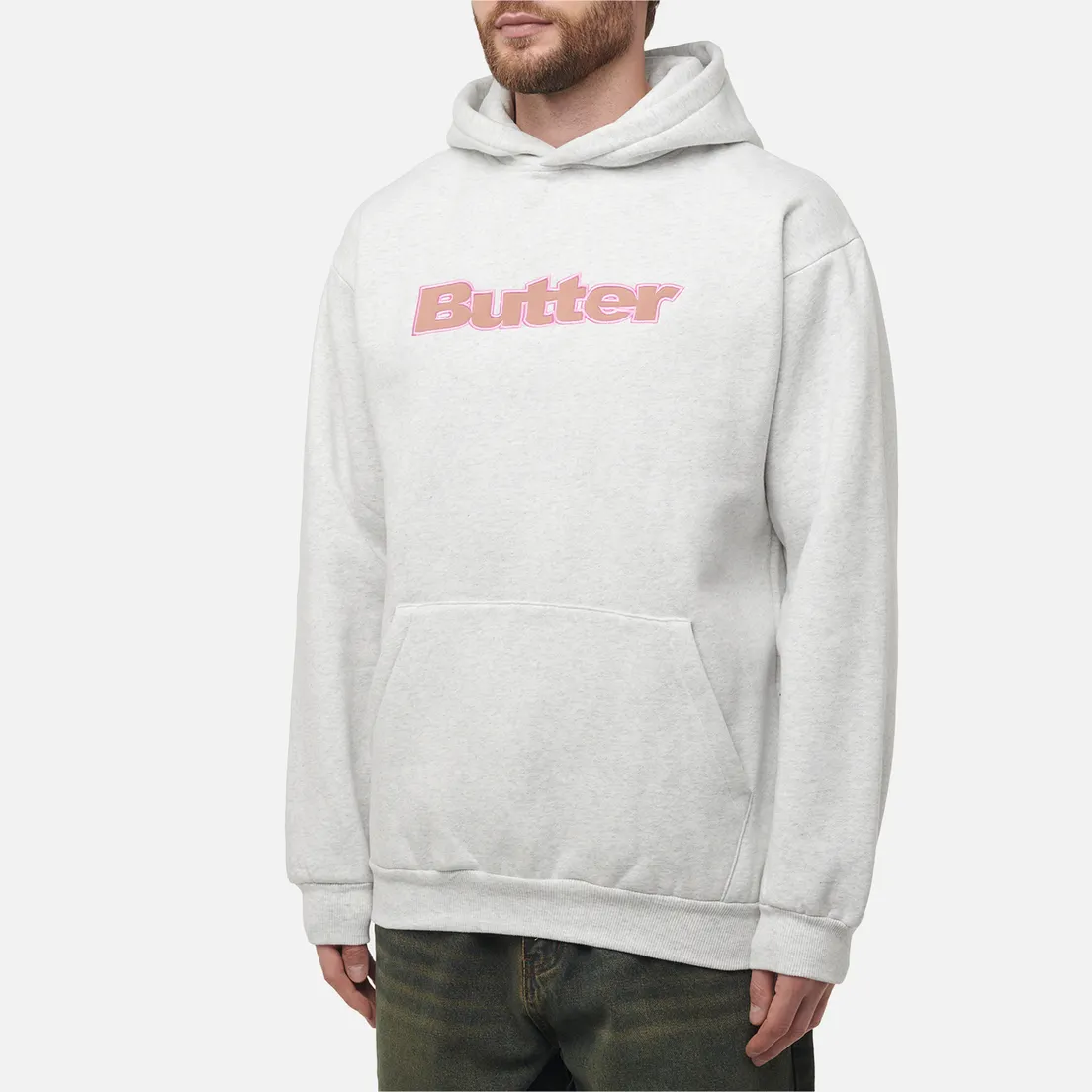 Butter Goods Мужская толстовка Nylon Logo Applique Pullover Hoodie