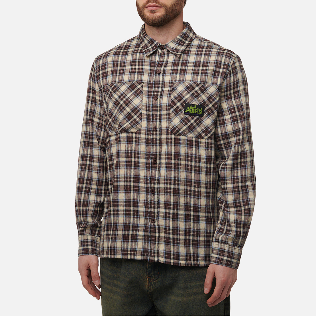 Butter Goods Мужская рубашка Equipment Plaid