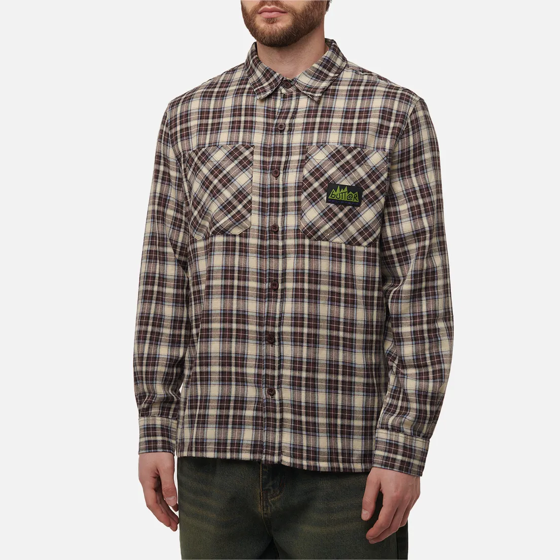 Butter Goods Мужская рубашка Equipment Plaid