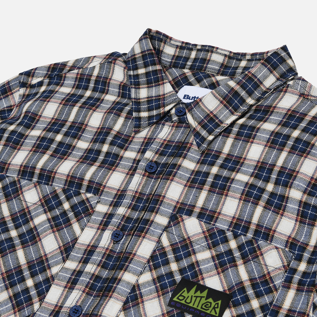 Butter Goods Мужская рубашка Equipment Plaid