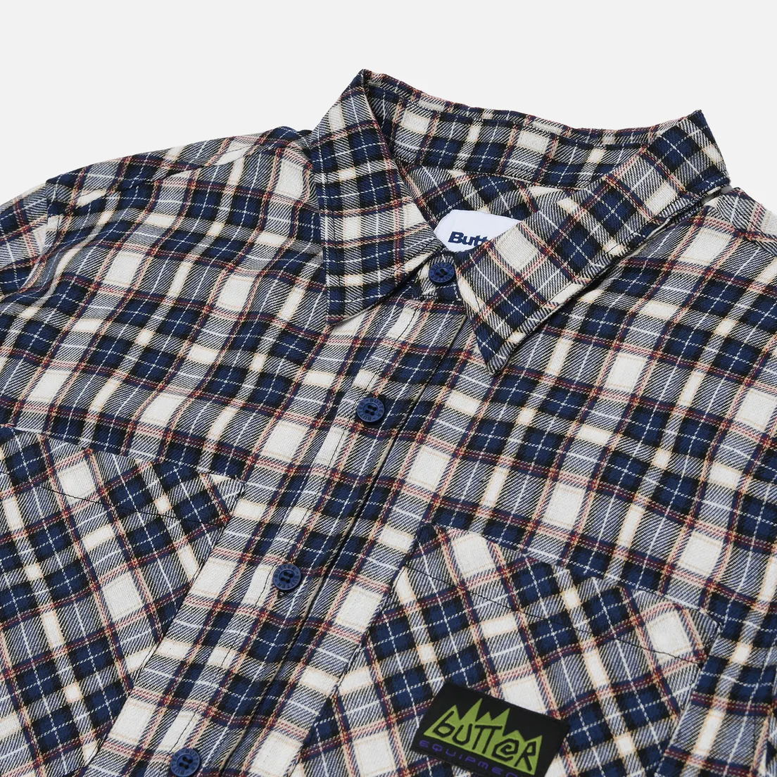 Butter Goods Мужская рубашка Equipment Plaid