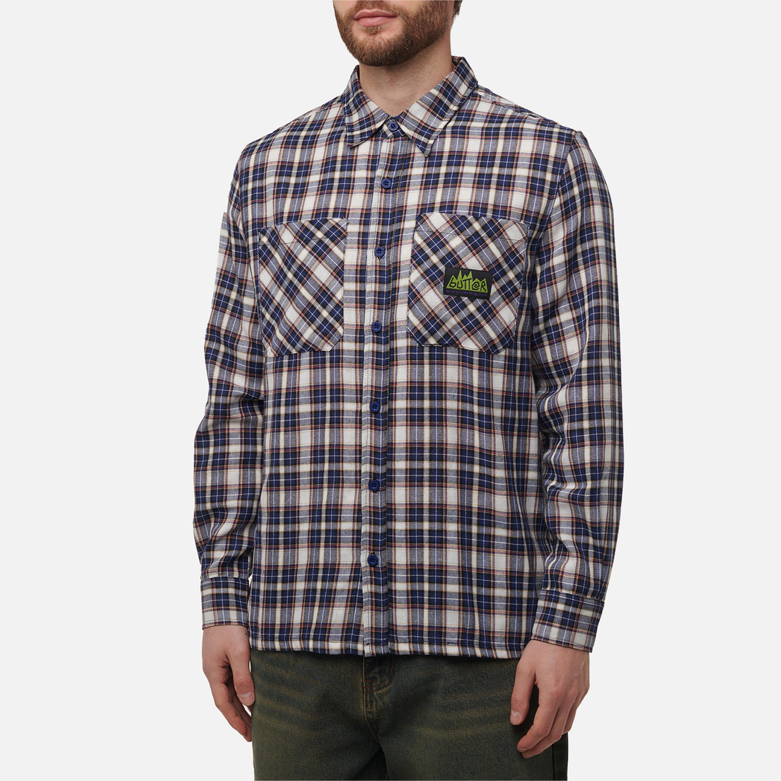 Butter Goods Мужская рубашка Equipment Plaid